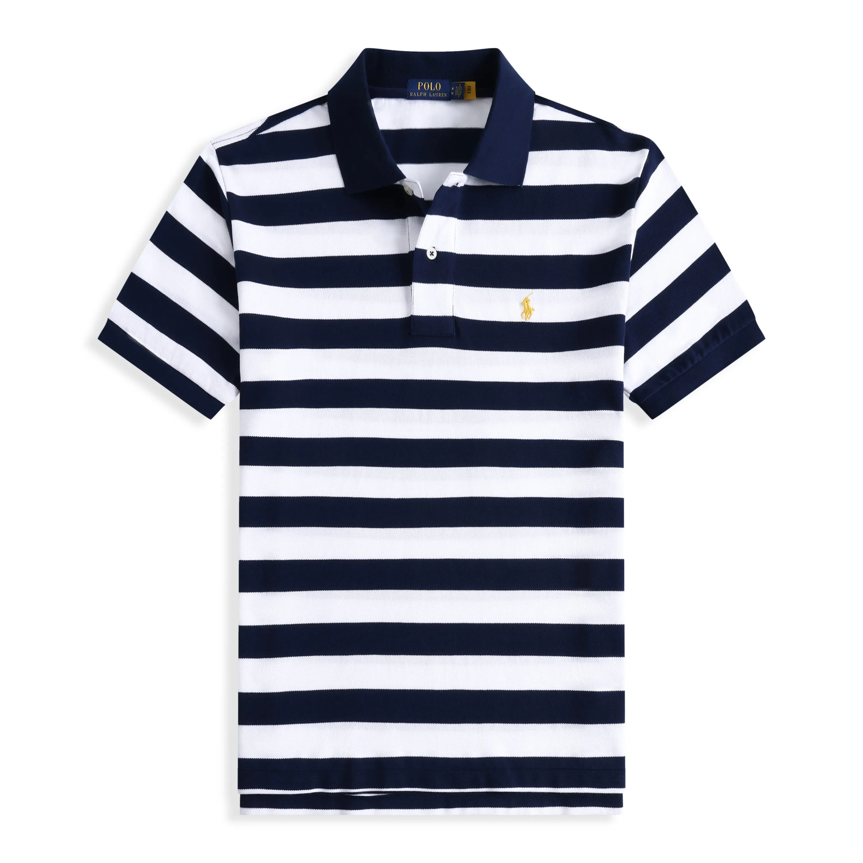 P190 Item No.: 8501 Paul polo small label thick striped polo shirt short-sleeved (pure cotton) Size: S-XXL